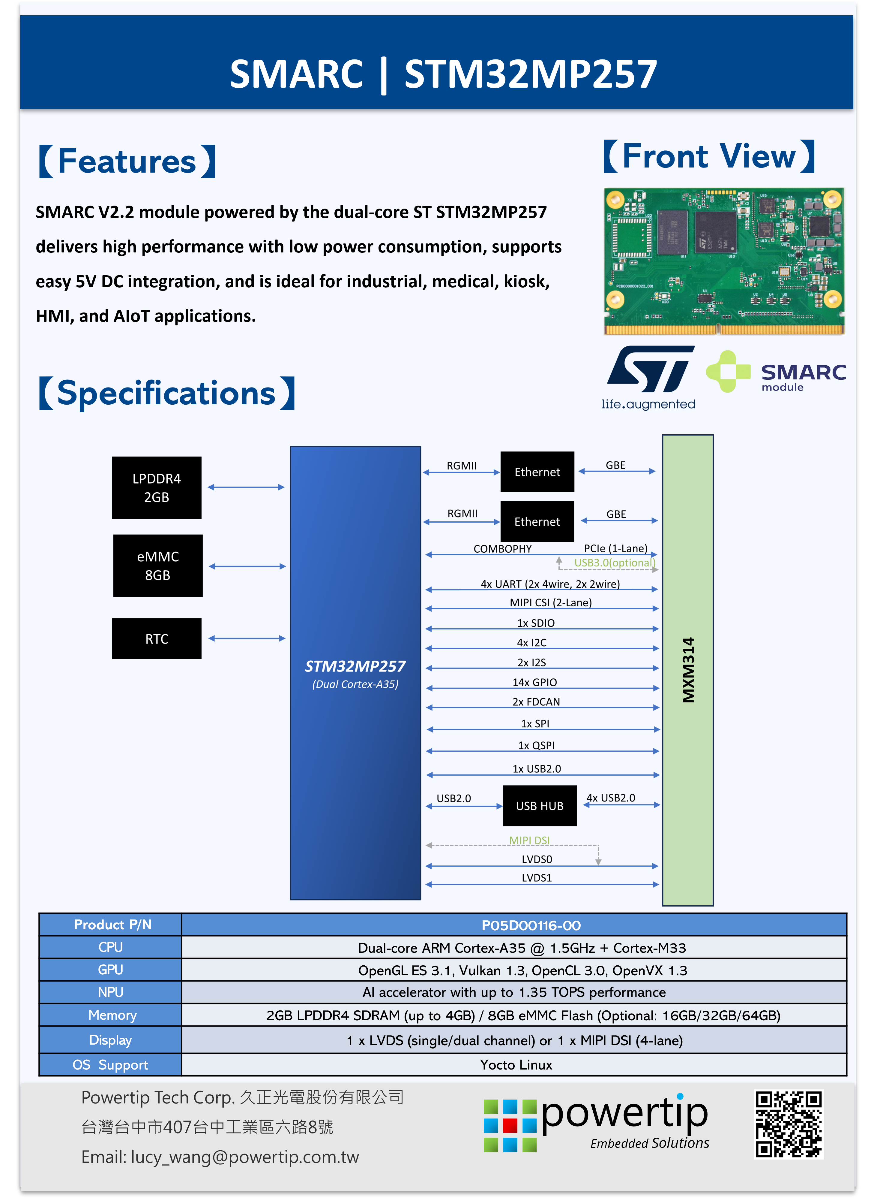 SMARC/STM32MP257